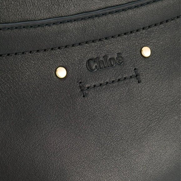Chloe Roy Black Leather & Suede Small Crossbody - Picture 8 of 10